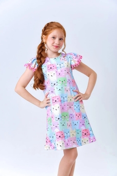 Vestido Gatinhos Candy