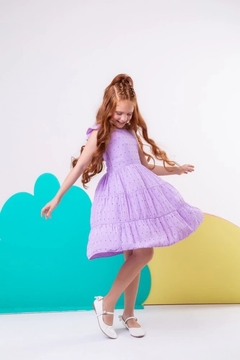 Vestido Pipoquinha Lilás - comprar online