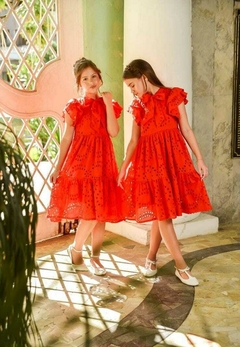 Pre- Venda Vestido Red Lese - comprar online