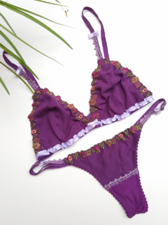 Conjunto Algodón Violeta - comprar online