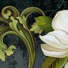 Magnolias y Jazmines - Rollo. Vinilos decorativos