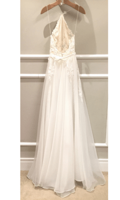 Vestido de Noiva com Rendas - Tam 38 - loja online