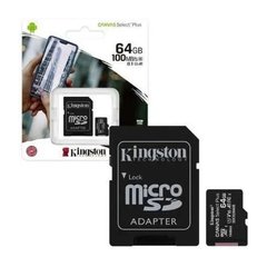 TARJETA MICRO SD 64GB KINGSTON CANVAS C10 - comprar online