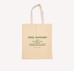 Daily Reminder tote bag