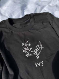 Remera bordada ivy en internet