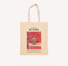 Lemons against pink background - Matisse tote bag