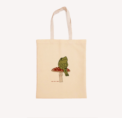 Mushroom Frog Tote Bag