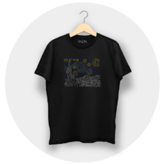 Remera bordada Noche Estrellada - comprar online