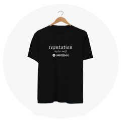 Remera bordada Reputation spotify - comprar online