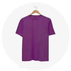 Remera violeta Bordada Personalizada / Consultar diseño - comprar online