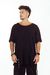 Camiseta Oversized com Recorte e Bolso | M010 - comprar online