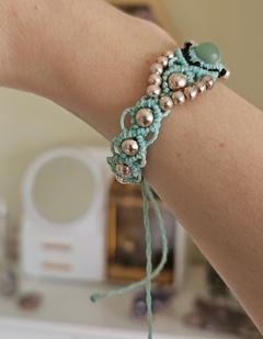 Pulsera "Ninfa" Cuarzo Verde - tienda online