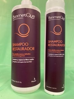 Shampoo restaurador bonmetique x 900 ml y por 350ml