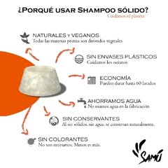 Shampoo sólido x 70 gramos  - comprar online