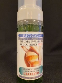 Espuma para masajes reductores y celulitis plus Biocom