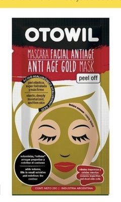 Mascara Facial Anti Age Otowil Gold Acido Hialuronico 