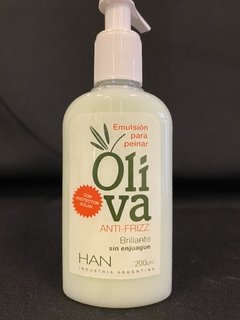 Emulsión para peinar oliva han 