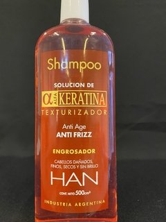 Shampoo engrosador keratina han 