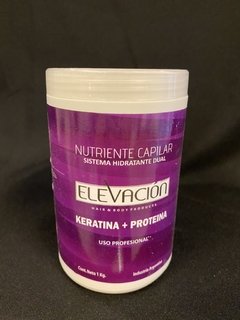 Baño de crema nutrición keratina y proteínas elevación 