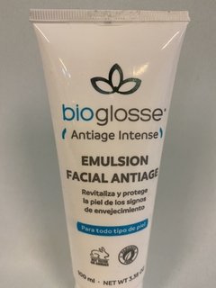 Emulsión facial anti Age Bioglosse 