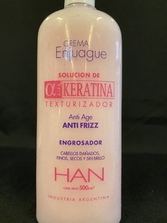 Enjuague acondicionador alfa keratina han 