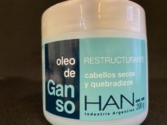 Baño de crema , nutrición óleo de ganso 