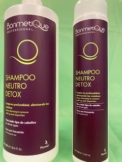 Shampoo neutro detox bonmetique x 900 ml y por 350 ml 