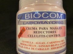 Crema para masajes reductores y celulitis Biocom 