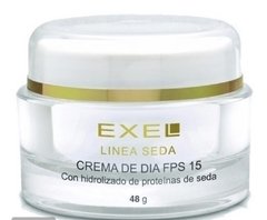 Crema de día proteínas de seda y factor solar 15 Exel 