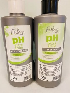 Shampoo y acondicionador extra ácido Frilayp 