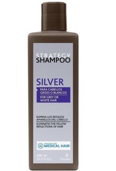 Shampoo Silver Strategy 300ml Cabellos Grises O Blancos