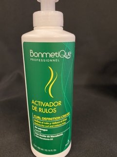 Crema para peinar rulos de bonmetique con aceite de macadamia 