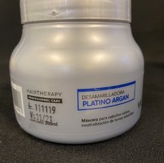 Máscara platino con argan Hair Therapy