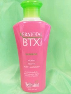 Shampoo BTX keratotal bellísima 