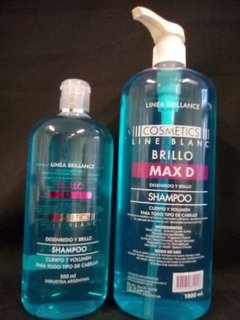 Shampoo cosméticos line brillo Max 