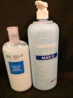 Enjuague acondicionador brillo max cosmetic line