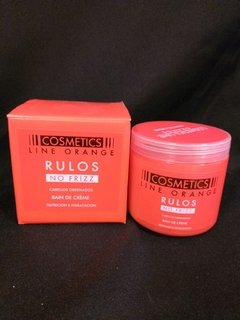 Mascara line orange cosmetic line rulos