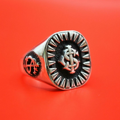 James avery alpha hot sale omega ring