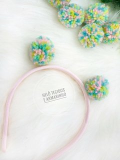 pompom de lã 4cm - comprar online