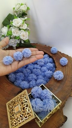 Pompom de malha 2cm - comprar online