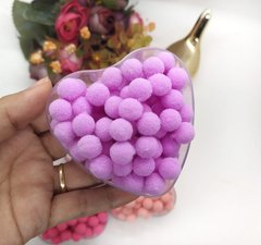 Pompom Rígido 10mm/1cm Cores lilás, pink, salmon, rose. - comprar online