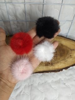 Pompom Achatado 4,5 cm