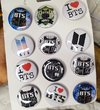 Boton da Banda Bts 4x4cm - comprar online