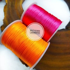 Fio Rabo de Rato/Fio de Seda 1 MM Pacote com 1m Cores Laranja Neon, Pink Neon - comprar online