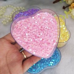 Confete de estrela cor rosa bebê, azul bebê, amarelo, lilás pct de 10g ou 25g - loja online