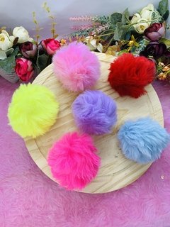 Pompom peludo fofo gigante 8cm