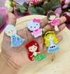 princesas e personagens de acrilico 5cm un