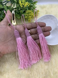 pingente tassel 5 cm Rosa bebe