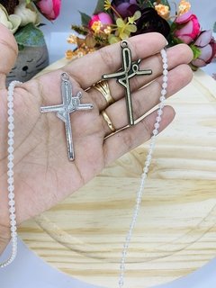 Crucifixo g Ouro Velho ou prata, pct com uma unidade