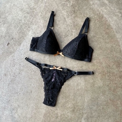 CONJUNTO SOFT LACE BLACK
